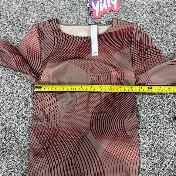 NWT! Yitty By Fabletics Nearly Naked Shapewear Longsleeve Body Brown Size 1X/2X - Picture 12 of 15